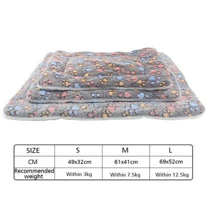 Soft Flannel Thickened Dog/Cat Bed Mat Blanket