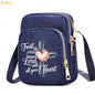 Cat & Dog Faith Quote Crossbody Phone Bag