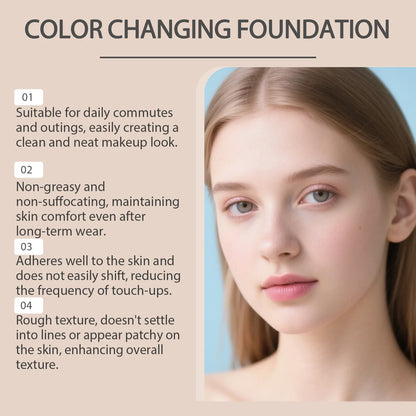 Color‑Changing Foundation – Natural Tone 30g