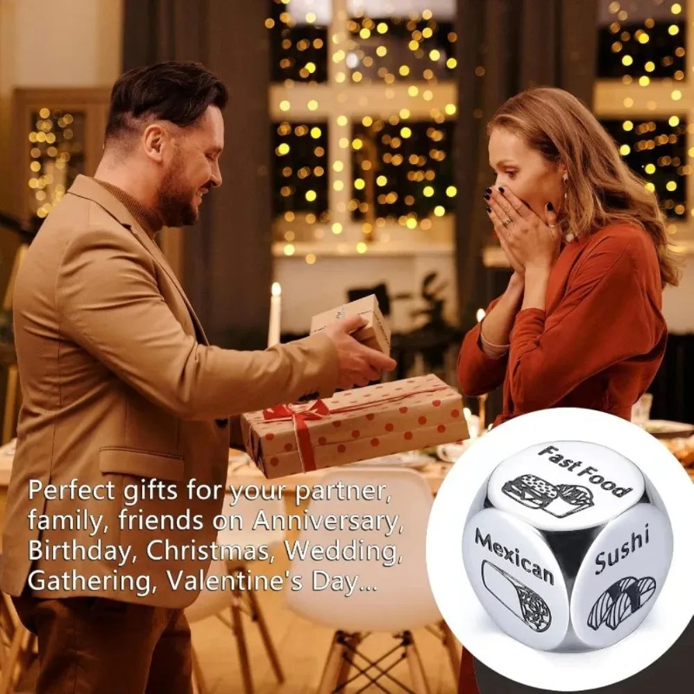 Anniversary Steel Date Night Gifts for Husband Wife for Wedding Valentines Birthday Couple Gifts for Boyfriend Girlfriend