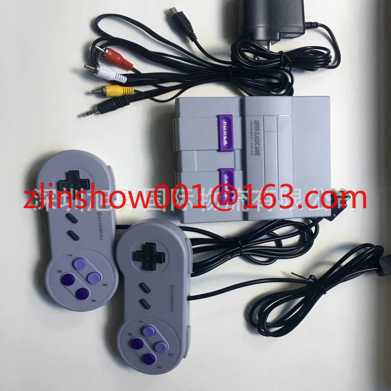 SUPER NES SFC660 Retro Game Console (16‑Bit · SNES Mini Style · TV AV Output)