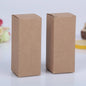 50pcs White Black Kraft Paper Tube Cardboard Boxes Essential oil bottle packaging box Blank Cosmetic Storage Box