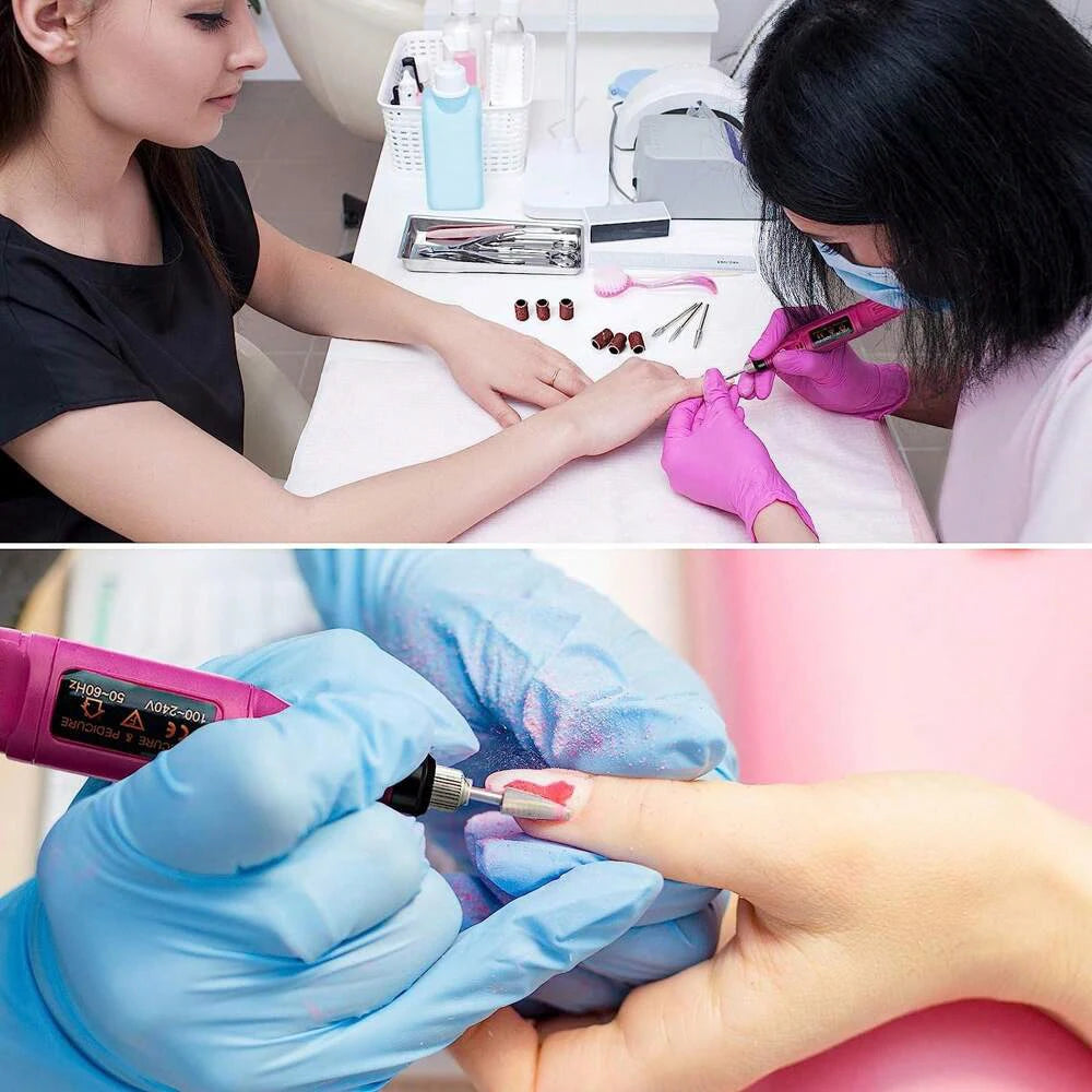 Professional Electric Nail Drill Machine Set – Manicure Milling Cutters & Strong Nail Polishing Tool