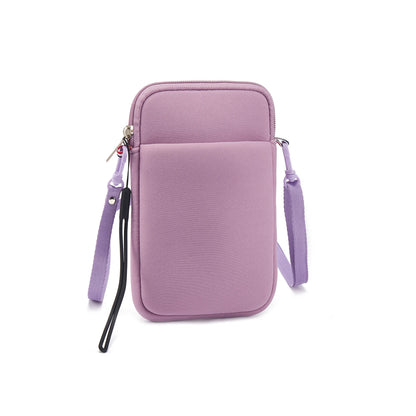 Diagonal cross mobile phone storage bag, mobile miscellaneous bag, coin purse, key bag, card bag, lightweight and suitable for t
