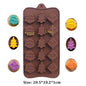 (59-87) Handmade Chocolate Candy Mould Jelly Pudding Ice Mold Insect Rose Heart Shape Silicone Moulds Baking Tool