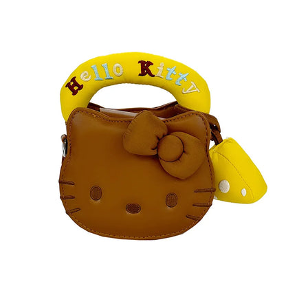 Hello Kitty PU Mini Crossbody Handbag (Luxury‑Style Cartoon Purse)