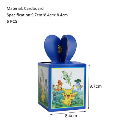 Pikachu Birthday Party Decoration Set (Backdrop · Balloons · Tableware · Kids Party Kit)