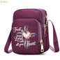 Cat & Dog Faith Quote Crossbody Phone Bag