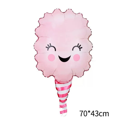32Inch Donut globos Foil Balloon Fruit Ice Cream Helium Balloon Birthday Party Decoration Kids Toy Sweet Digital baby shower