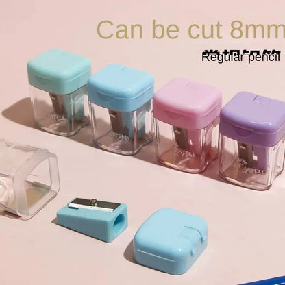 Faber Castell Pencil Sharpener for School Students Garbage-shape Children Small Pencil Color Pencil Sharpener School Supplies
