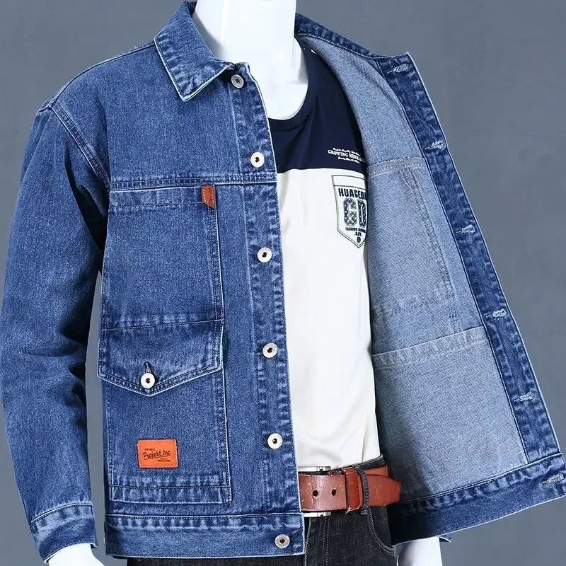 Men’s Thick Winter Denim Workwear Jacket