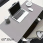 Large 600×300mm PU Leather Desk Protector – Waterproof Office Keyboard Pad & Gaming Mousepad