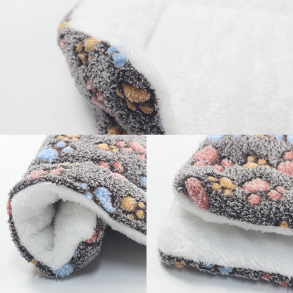 Soft Flannel Thickened Dog/Cat Bed Mat Blanket
