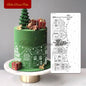 Various Flower Leaf Design Fondant Cake Stencil DIY Royal Cream Border Mold PET Drawing Template Cake Decorating Tools Bakeware