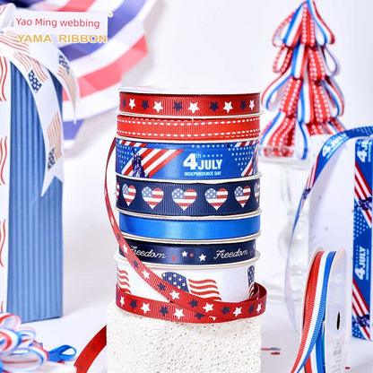 Independence Day Ribbon – Tricolor DIY Gift Box & Craft Ribbon