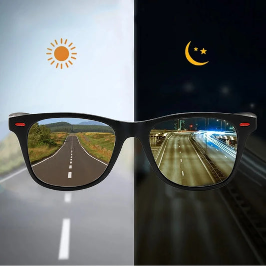 Night Vision Polarized Sport Sunglasses – Day/Night Driving