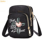 Cat & Dog Faith Quote Crossbody Phone Bag