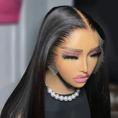 100% Vietnamese Human Hair Super Double‑Drawn Bone Straight Lace Frontal Wig (13×6 Glueless)