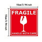 50/100PCS Fragile Stickers The Goods Please Handle with Care Warning Labels
