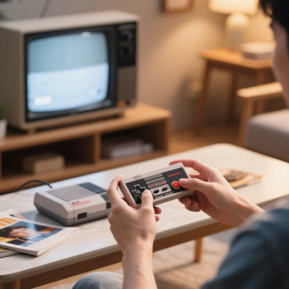 Retro Handheld Family Video Console (620 Built‑In Games, Dual Gamepads, AV Output)
