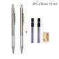Full Metal Automatic Mechanical Pencil Set (0.3 -0.5 -0.7 -0.9 -1.3 -2.0mm)