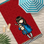 Santoro Gorjuss Quick‑Dry Beach Towel – Sand‑Free Microfiber