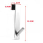 Stainless Steel Over Glass Door Shower Door Back Shower Towel Rack S-Shape Bathroom Bathrobe Hanger Holder Hooks