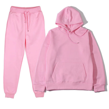 Men's Sports Suits Fashion Tracksuit Women Hoodies + Pants Two Pieces Sets Running Casual Sweatshirts Sweatpants Men's Clothing