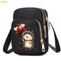 Cat & Dog Faith Quote Crossbody Phone Bag