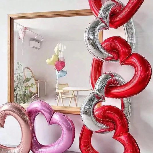50pcs 5inch red heart balloons for Valentine's Day, birthdays, anniversaries, weddings, parties, decorations, balloons