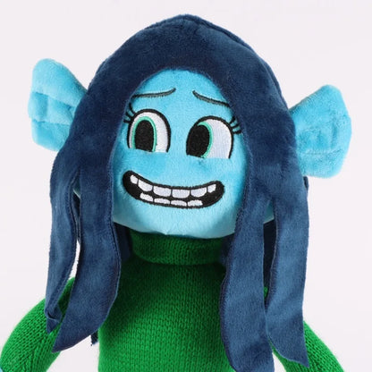 Ruby Gillman Teenage Kraken Plush Giant Squid Stuffed Doll Movie Character Plush Toy Sea Monster Collectible for Kids Film Fans