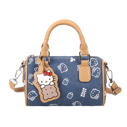 Hello Kitty Cowboy Cylinder Messenger Bag – Cute Portable
