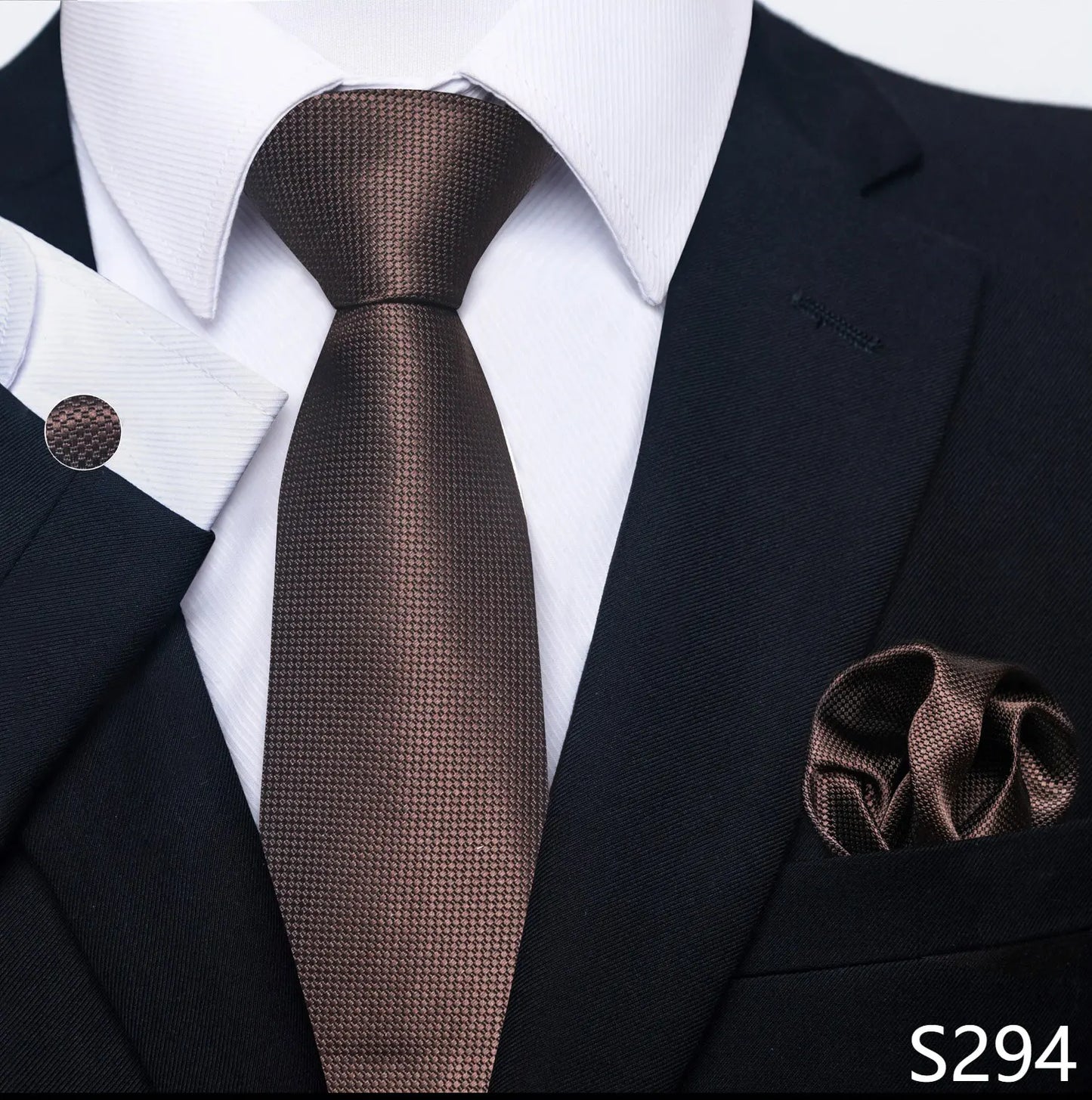 Silk Tie Pocket Squares Necktie Suit Accessories