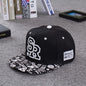 Fashion Embroidery letter SR baseball cap hip hop hat men and women outdoor sports and leisure flat shade snapback cap