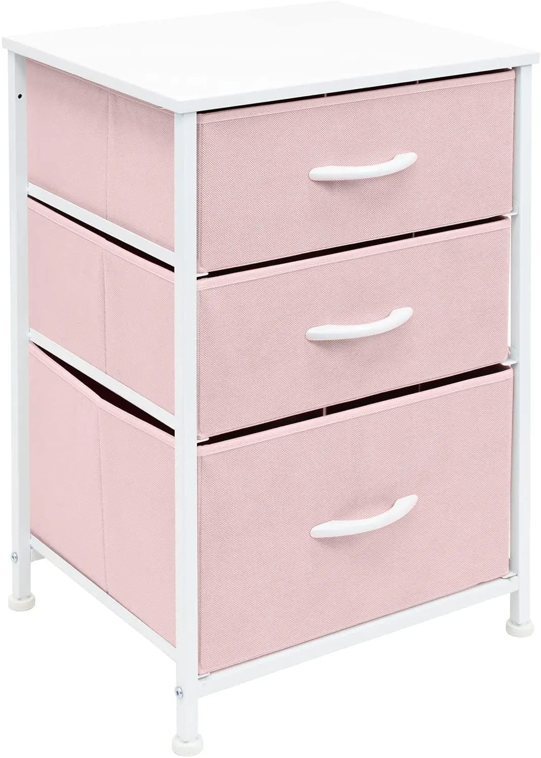 3‑Drawer Nightstand – Bedroom Storage Tower