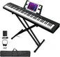 88‑Key Weighted Digital Piano Set (Dual X‑Stand, Bag, Pedal, Stereo)