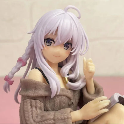 10cm Wandering Witch Anime Figure Collection Toys The Journey Of Elaina Action Figure PVC Model Doll Gift