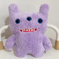 22cm Cartoon Funny Ugly The Block Monster Plushies Rainbow Crazy Rabbit Monster With Tooth Stuffed Monster Peluche Xmas Gifts