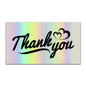 30pcs Thank You Card For Supporting Business Package Decoration "Gorgeous Thanks" Business Card Laser card Handmade With Love