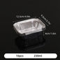 10‑Pack Rectangular Aluminum Foil Trays – Disposable Air Fryer & BBQ Food Containers
