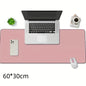 Large 600×300mm PU Leather Desk Protector – Waterproof Office Keyboard Pad & Gaming Mousepad