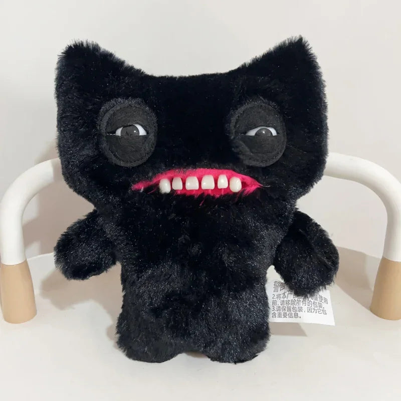 22cm Cartoon Funny Ugly The Block Monster Plushies Rainbow Crazy Rabbit Monster With Tooth Stuffed Monster Peluche Xmas Gifts
