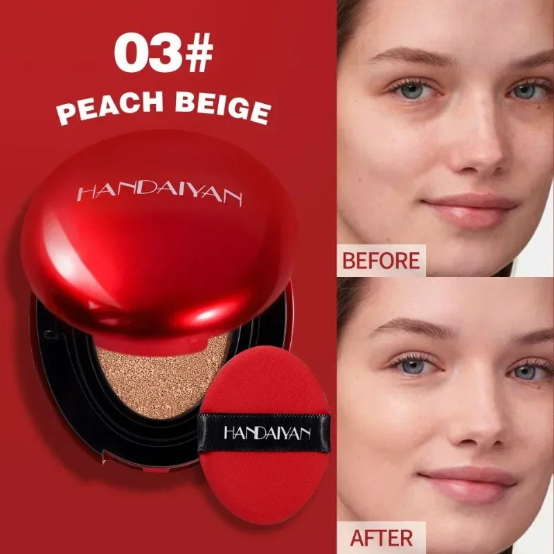 Face Air Cushion Foundation 6 Colors Concealer Foundation Lasting Full Coverage Liquid Foundation Moisturizing BB Cream Makeup