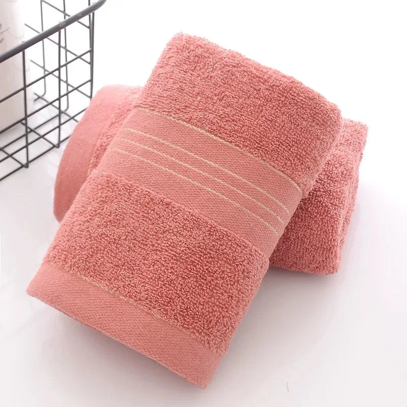 1PCS 33cmX73cm Blue Brown Red Yellow Thickened Pure Cotton Household Daily Necessities Bathroom Towels
