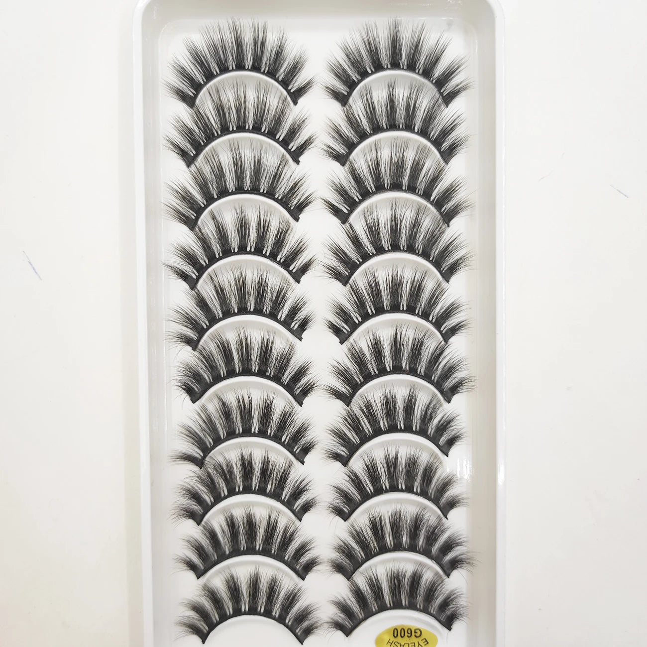 10 Pairs of Natural 3D Mink Lashes