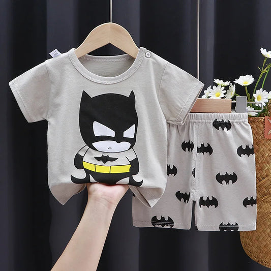 Child Clothing Sets Boys  Short Sleeve Tops Shorts