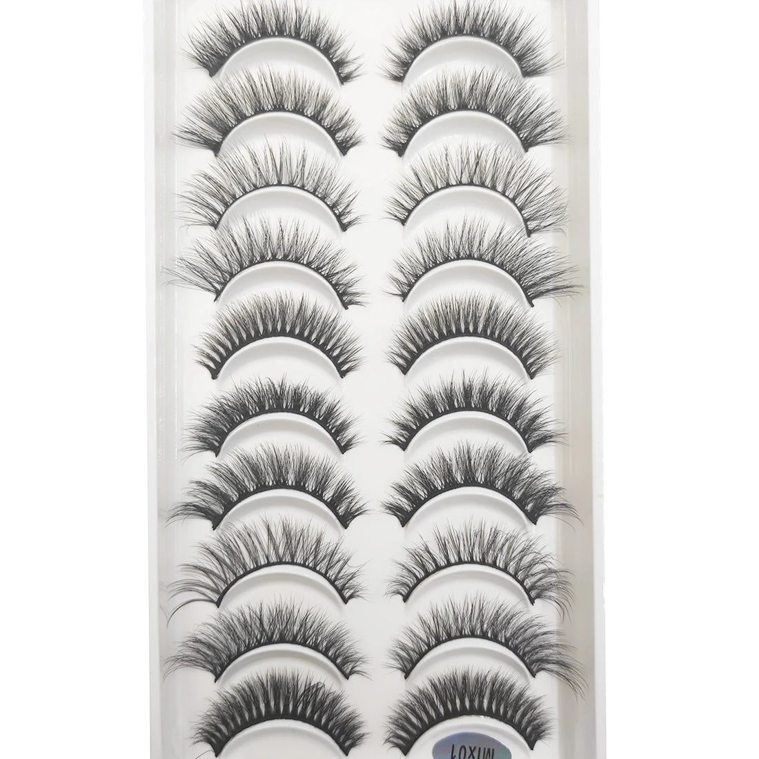 10 Pairs of Natural 3D Mink Lashes