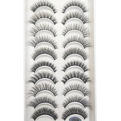 10 Pairs of Natural 3D Mink Lashes