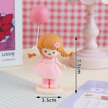 Princess Flower Cake Topper – Happy Birthday Decoration for Girl’s 1st Birthday, Baby Shower & Party Gift Box