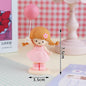 Princess Cake Topper Beautiful Girl with Bow Stars for Happy 1st Birthday Party Cake Decoration Baby Shower Party Supplies